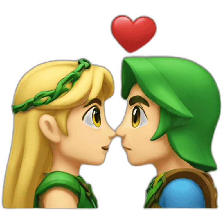 Link-kiss emoji