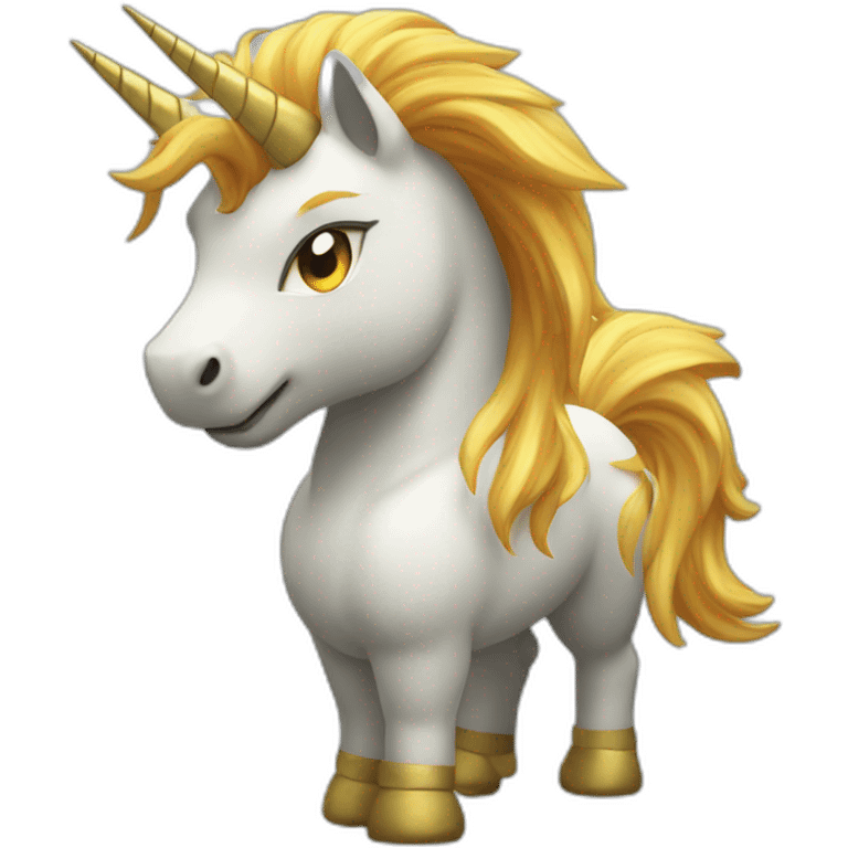 saiyan unicorn emoji