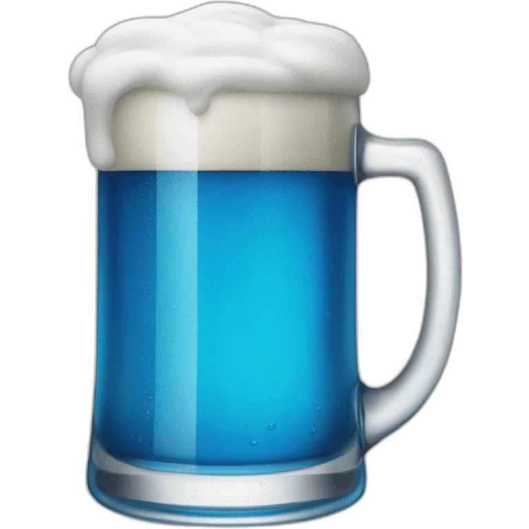 go to drink blue beer emoji