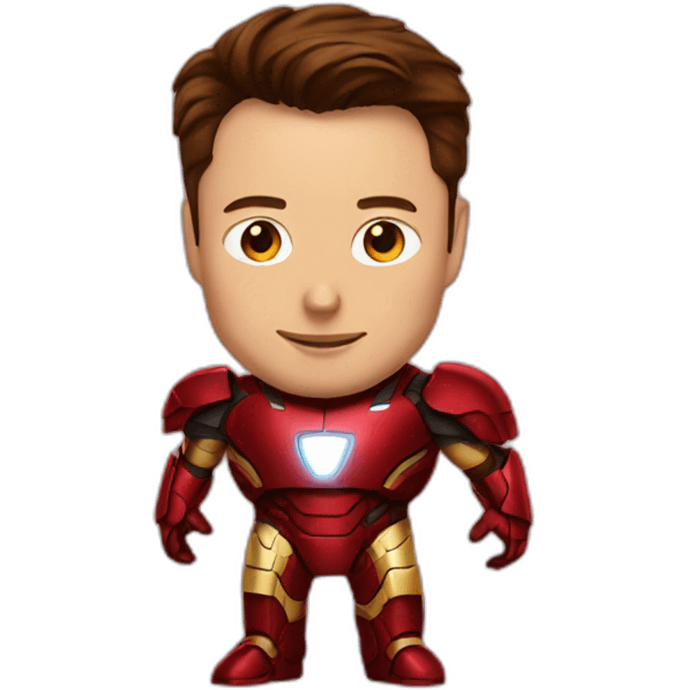 Elon musk in ironman costume emoji