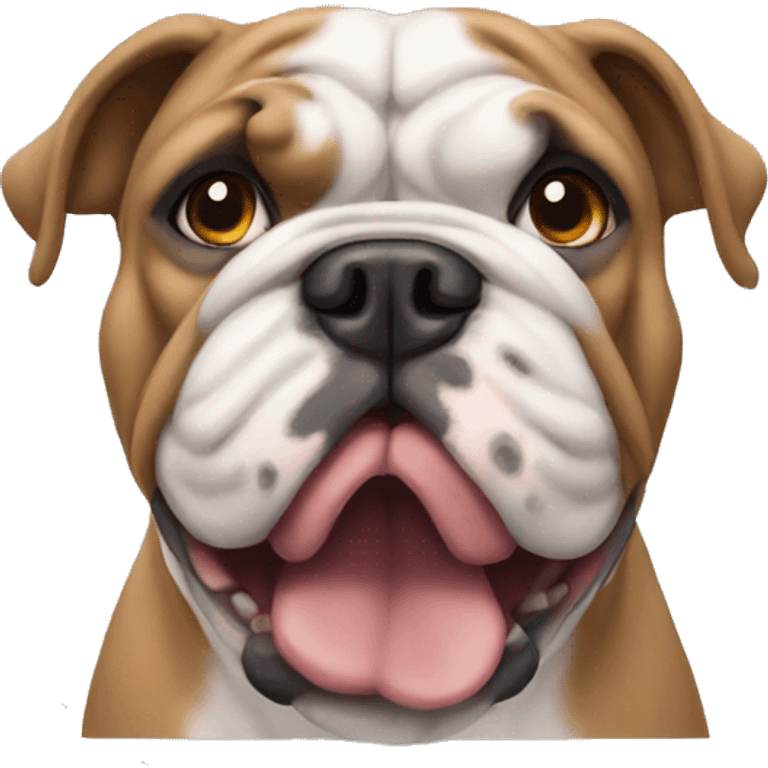 A English bulldog  emoji