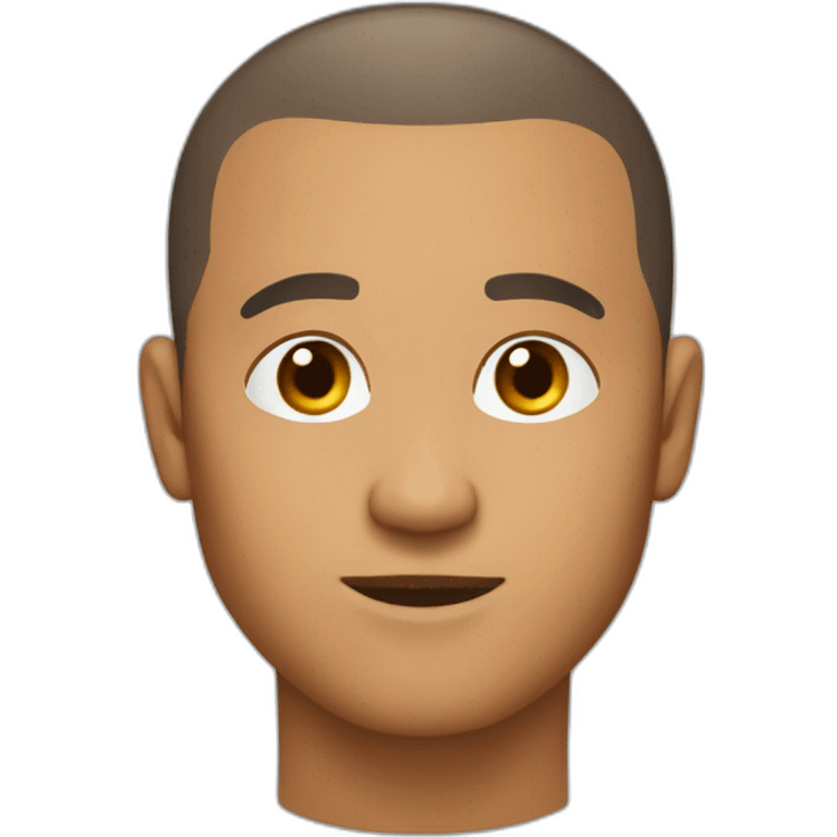 brown male age 28 round face buzz cut emoji