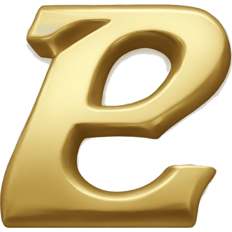 Gold Metal Letter S emoji