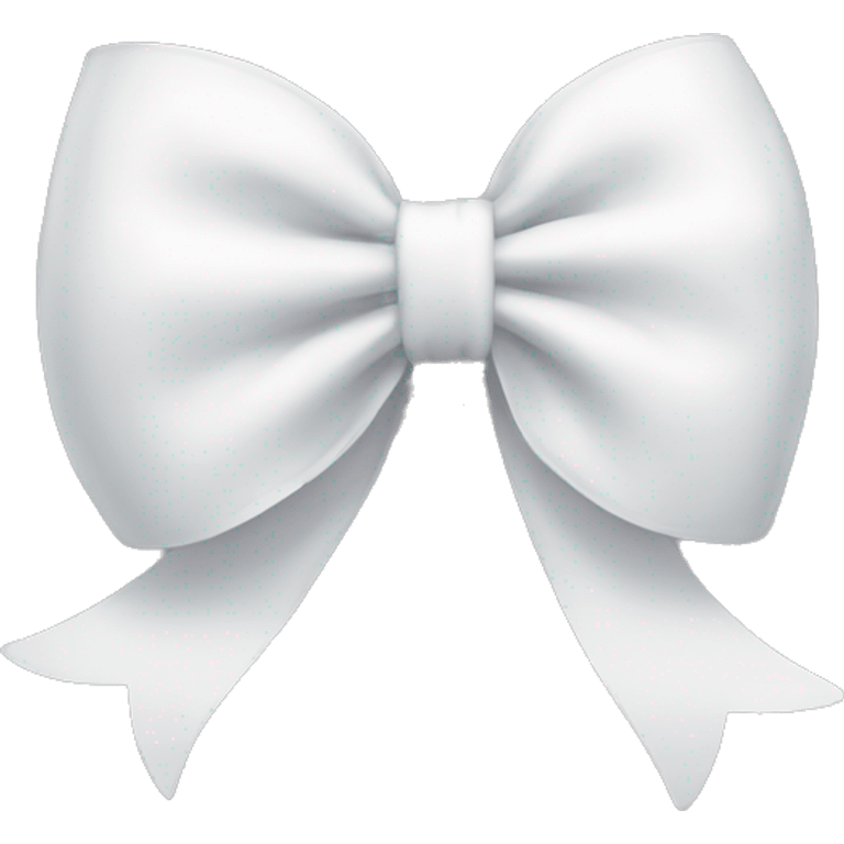 white bow emoji