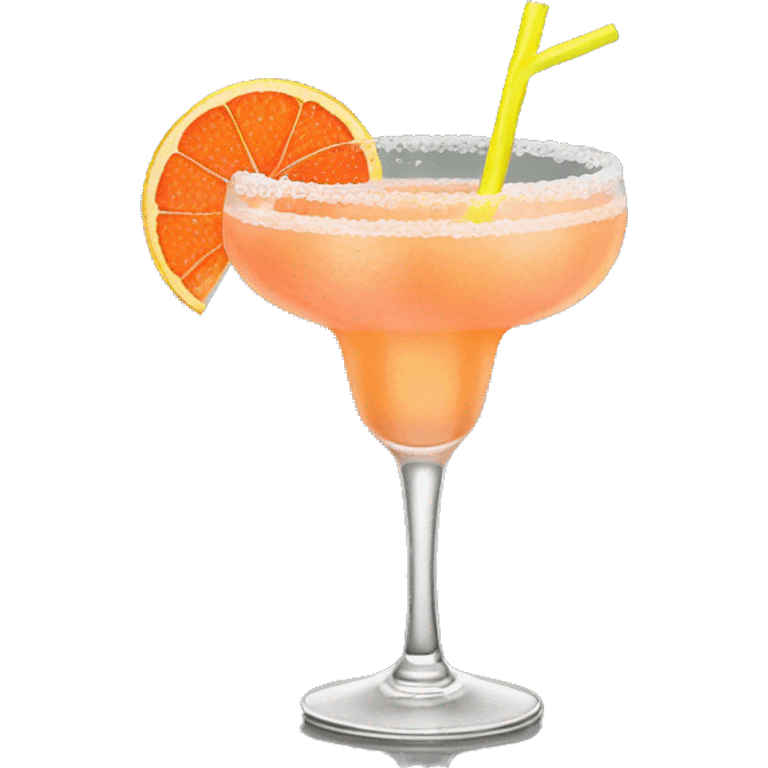 Grapefruit margarita drink emoji