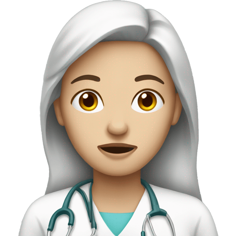 woman patient symptom emoji