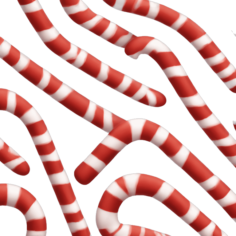 Candy cane heart emoji