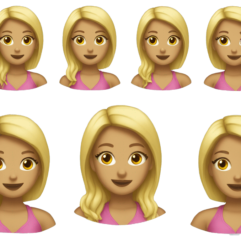 Blonde girl jet ski emoji