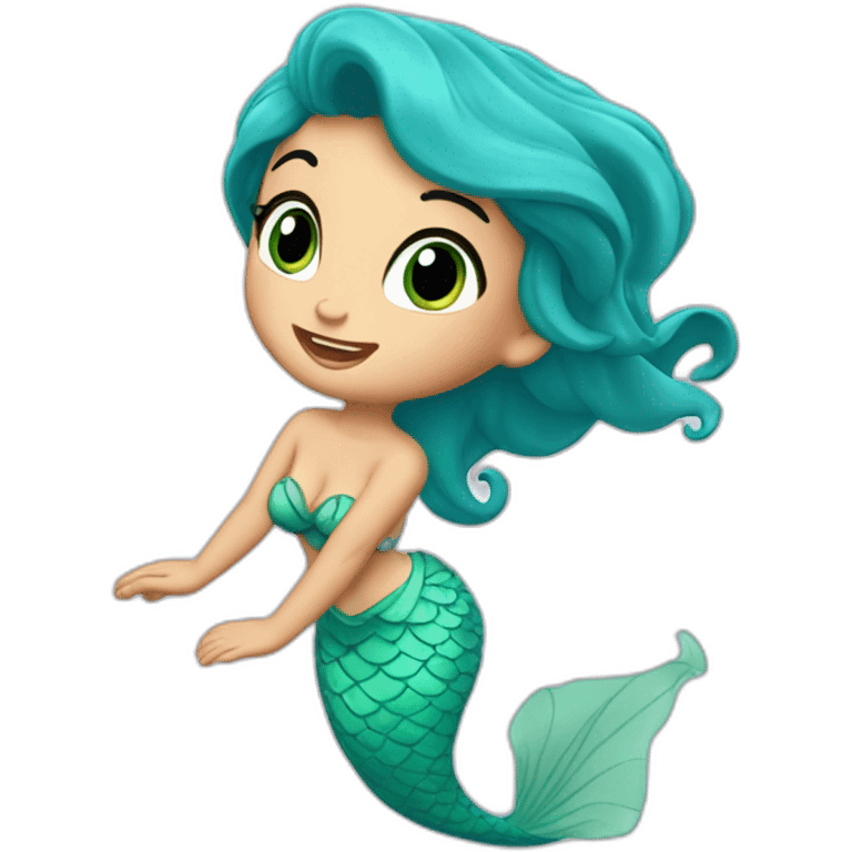 Ariel petite sirène emoji