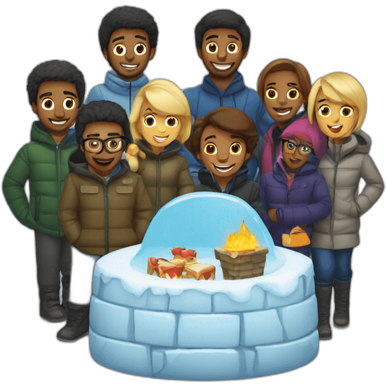 igloo team party emoji