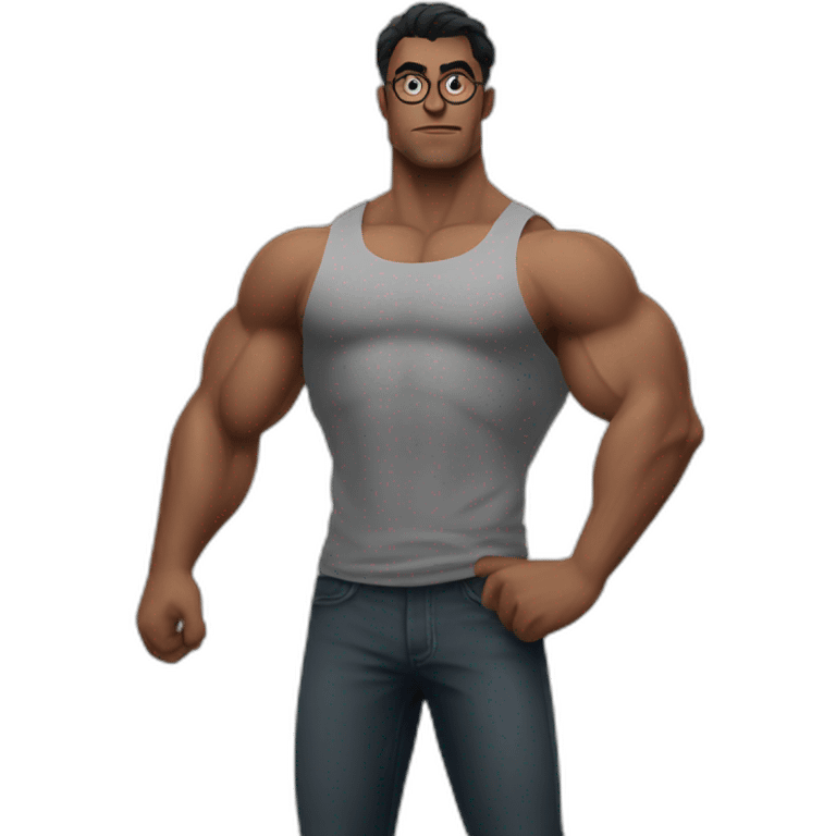 Harry potter big muscles emoji