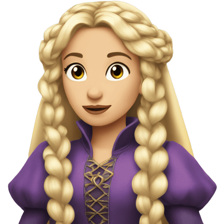 princess raiponce gothic emoji