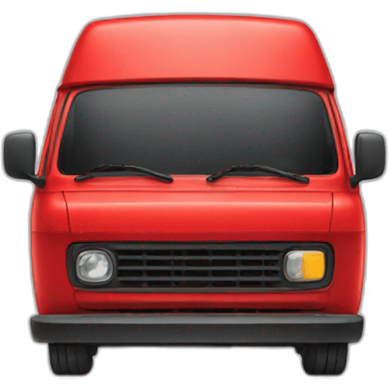 Red van emoji