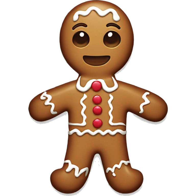 Aesthetic Gingerbread man￼ emoji