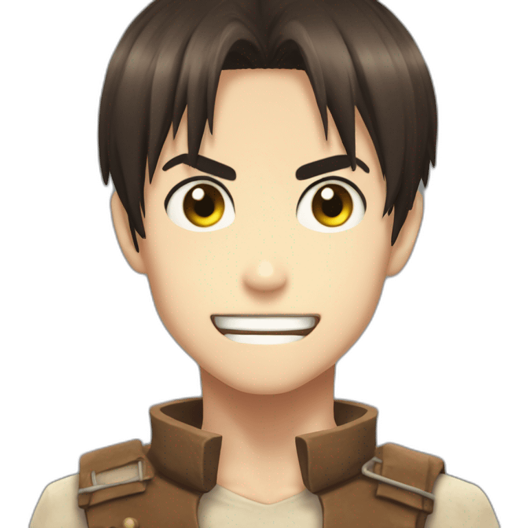 Eren Yeager as a titan emoji