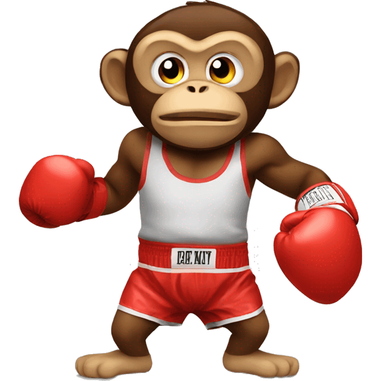 boxing monkey emoji