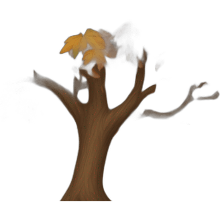 A tree in automn  emoji