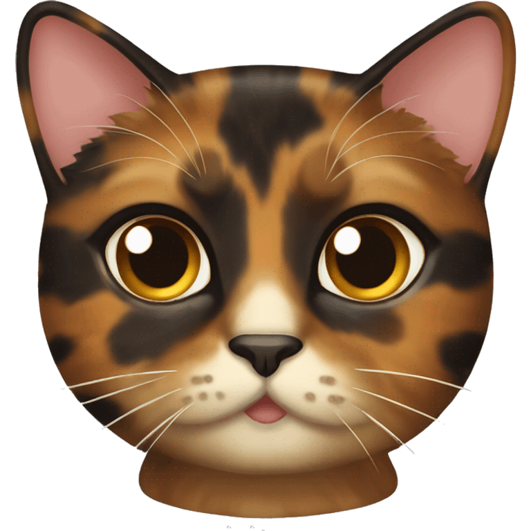 Tortoiseshell cat emoji