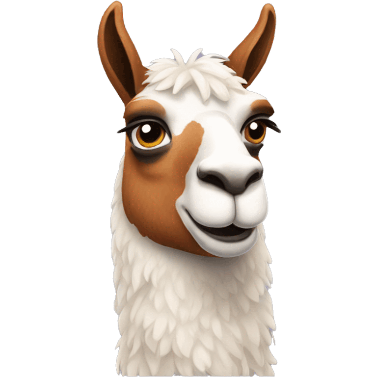 llama cow emoji