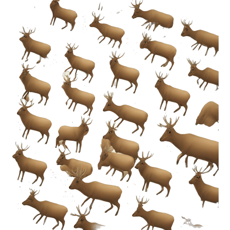 Elk herd emoji