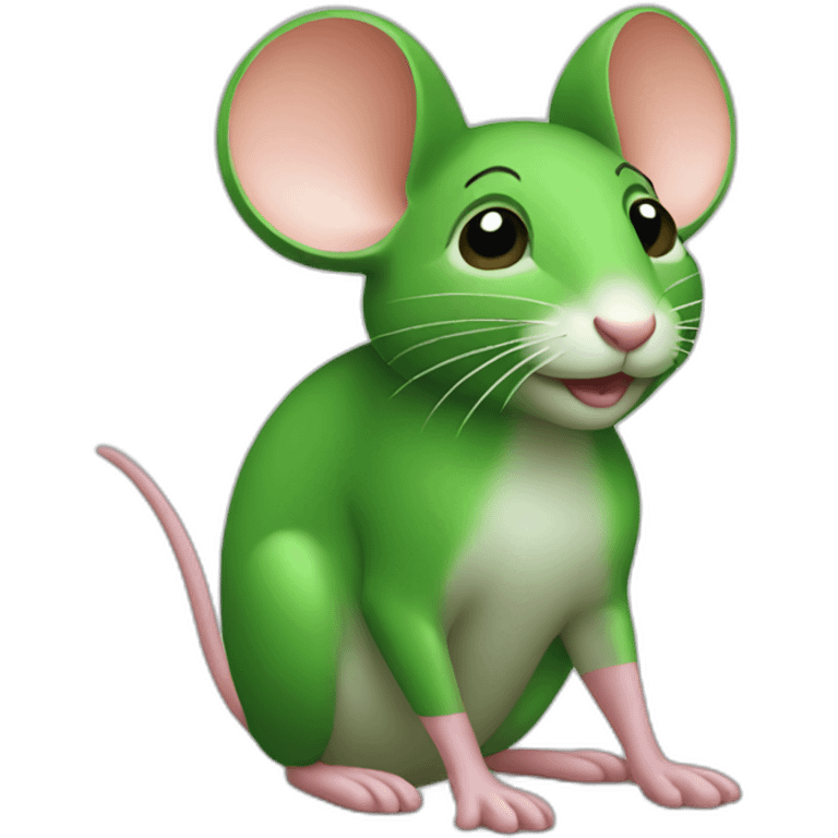 green mouse emoji