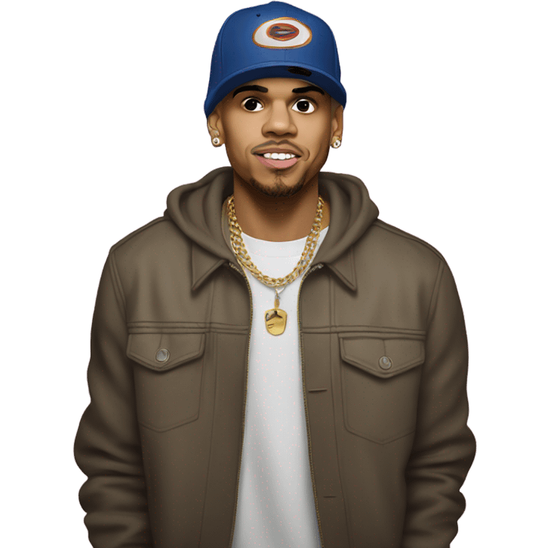 Hyper Realistic Chris Brown  emoji