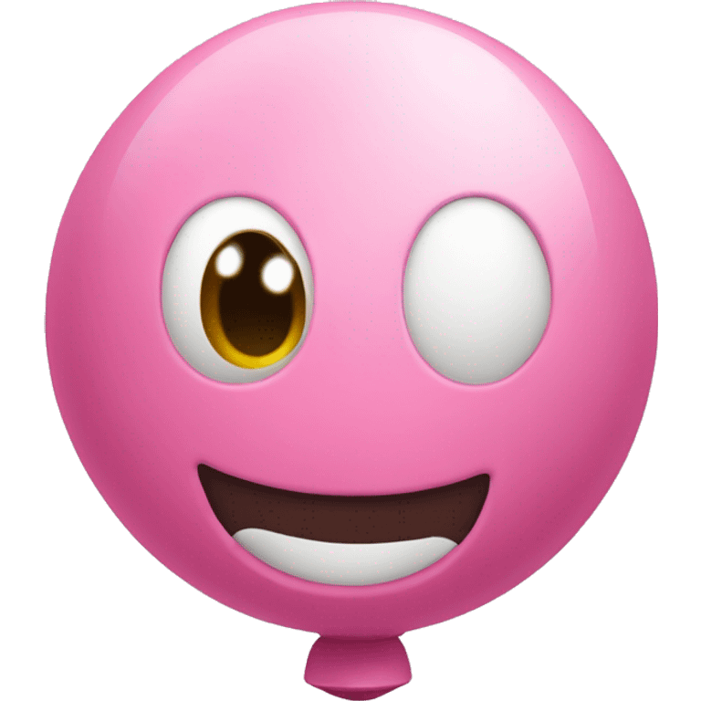 Globo rosado en forma de número 13 emoji