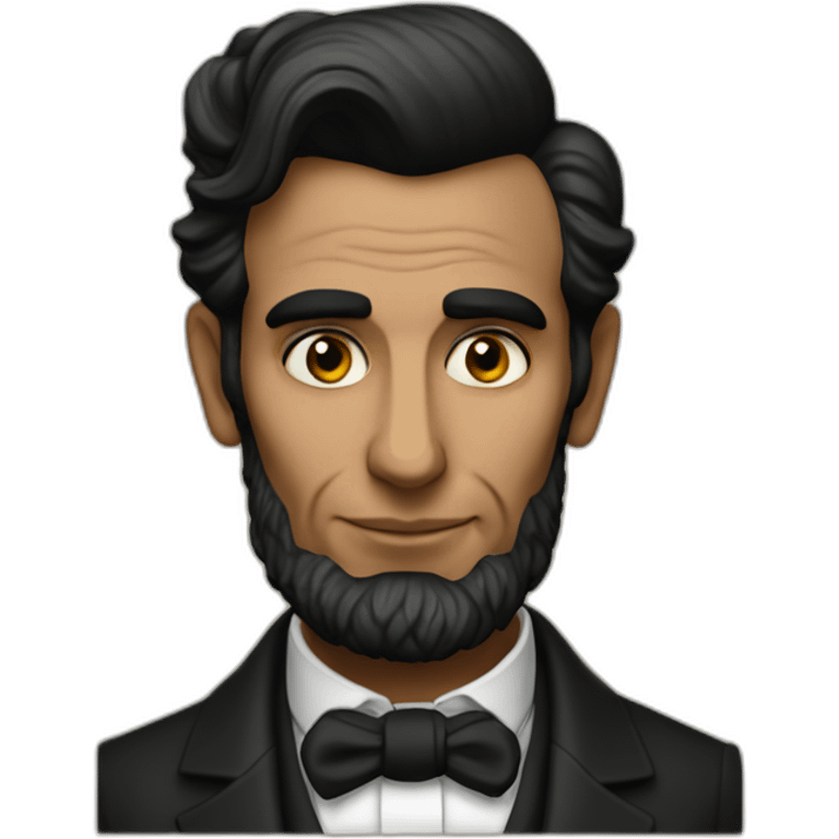 Nauman Shaikh as Abraham Lincoln emoji