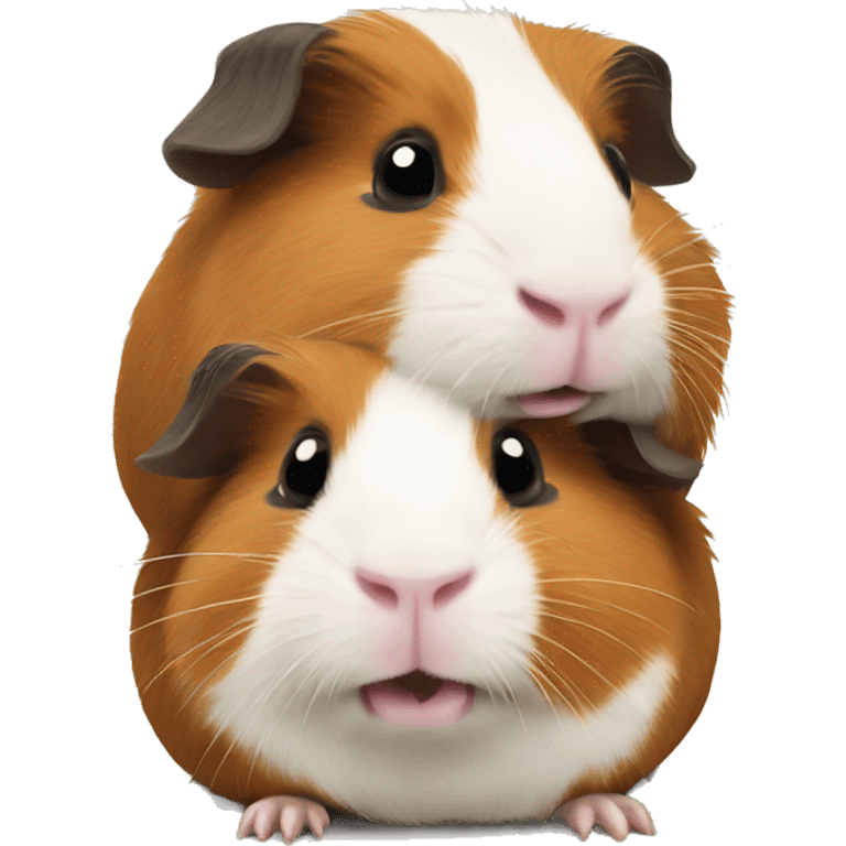 Two guinea pigs  emoji