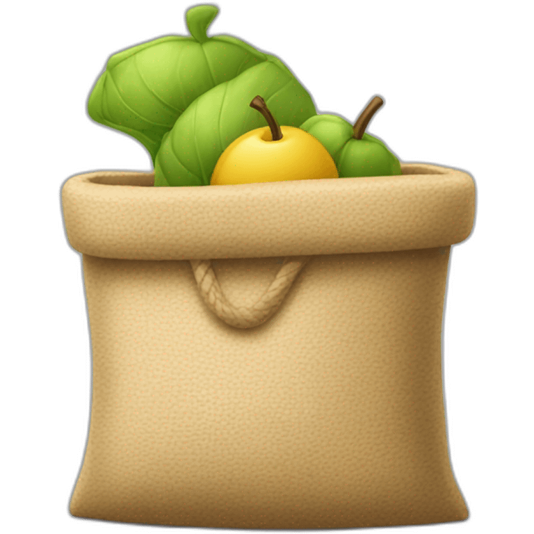 Sac de bille porte par un mousitique emoji