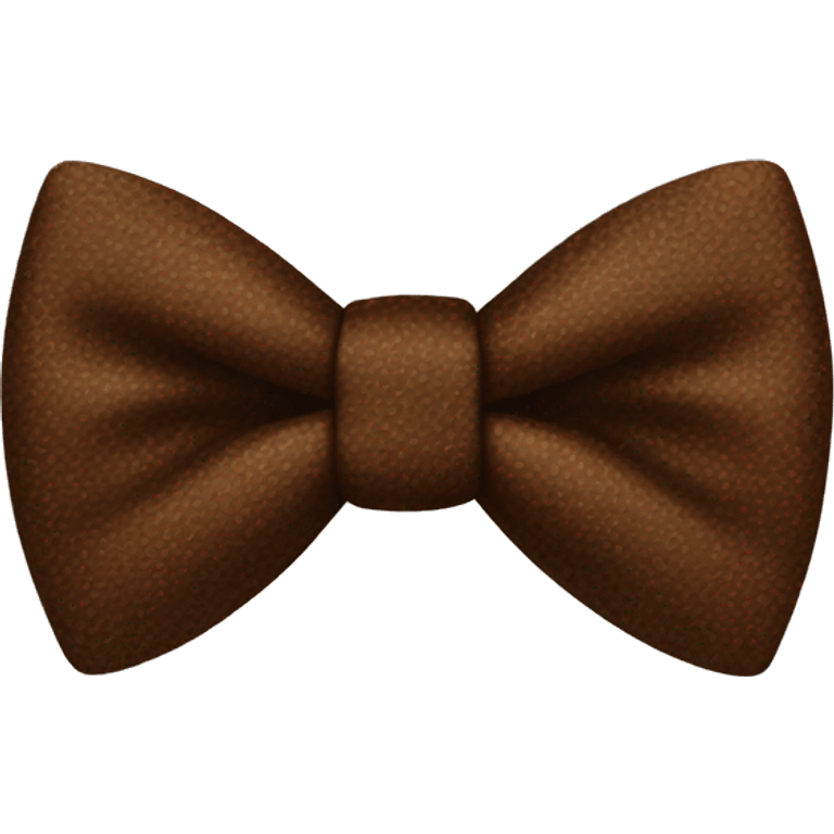 Brown bow tie  emoji