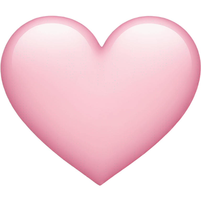 Light pink heart emoji