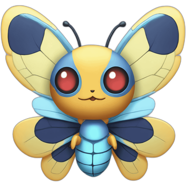 butterfree pokemon with smg emoji