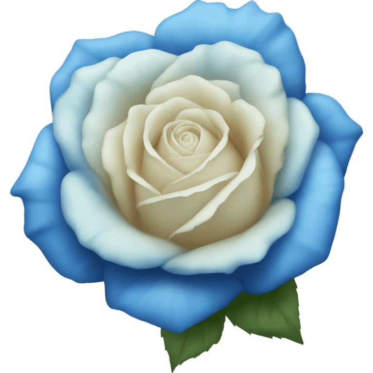 blue rose  emoji