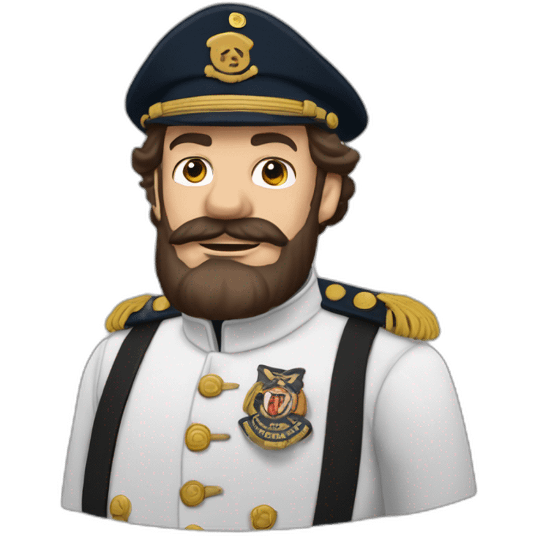 capitaine haddock galère a cause de la glu sur ses doigts emoji