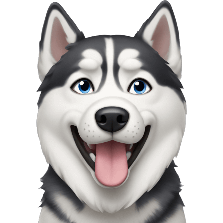 Husky dog emoji