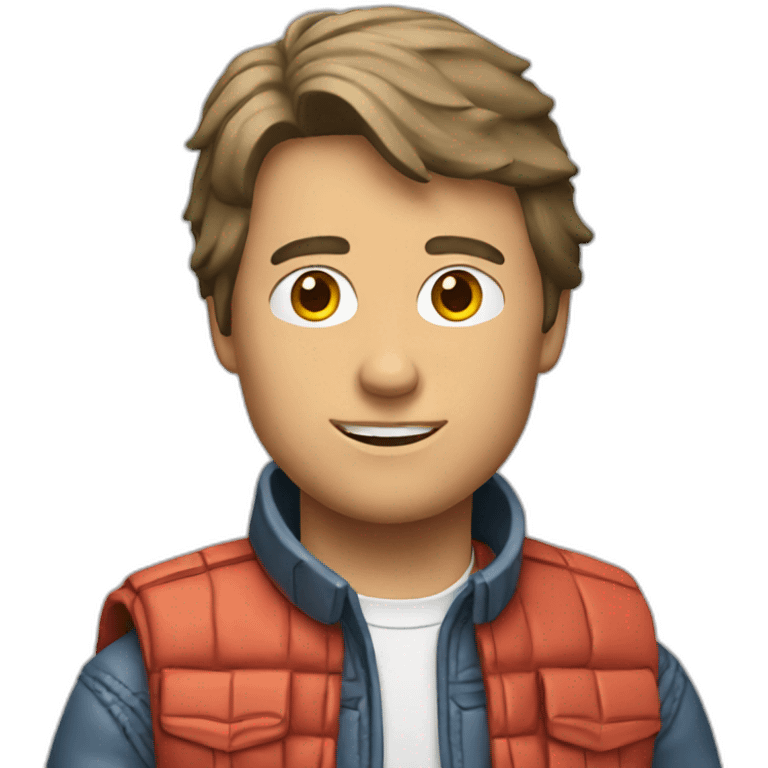 Marty mcfly emoji