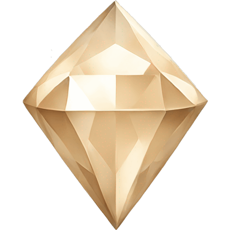 beige-diamond-earing emoji