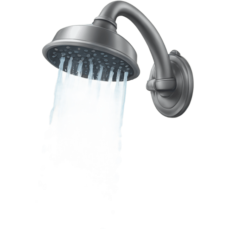 medieval shower head that spraying water emoji