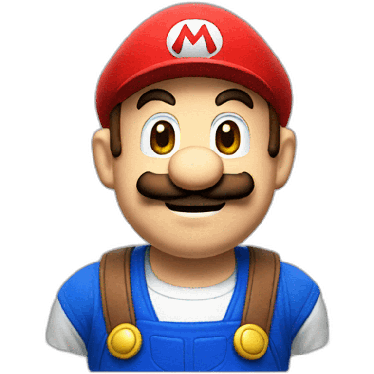 Mario standing emoji