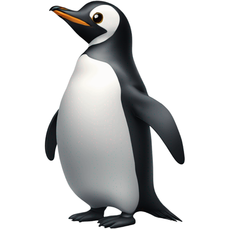 Confused penguin  emoji