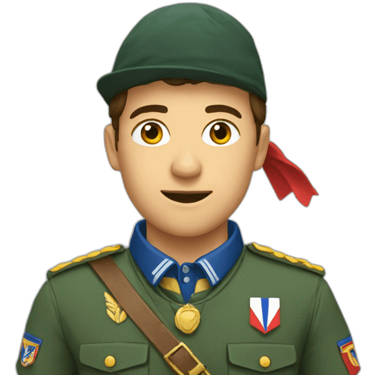 French scout  emoji