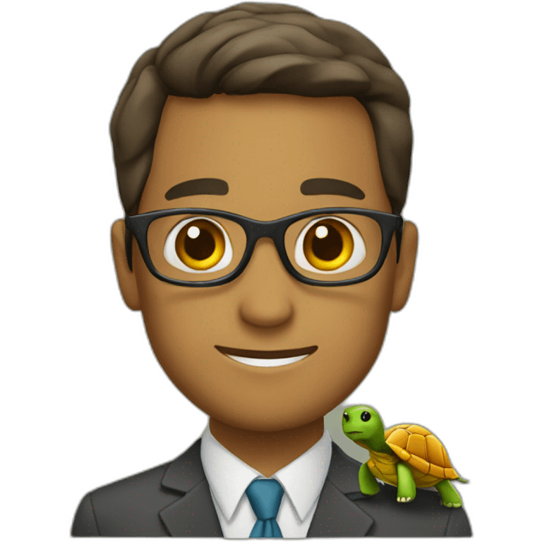 turtle as a Teacher emoji