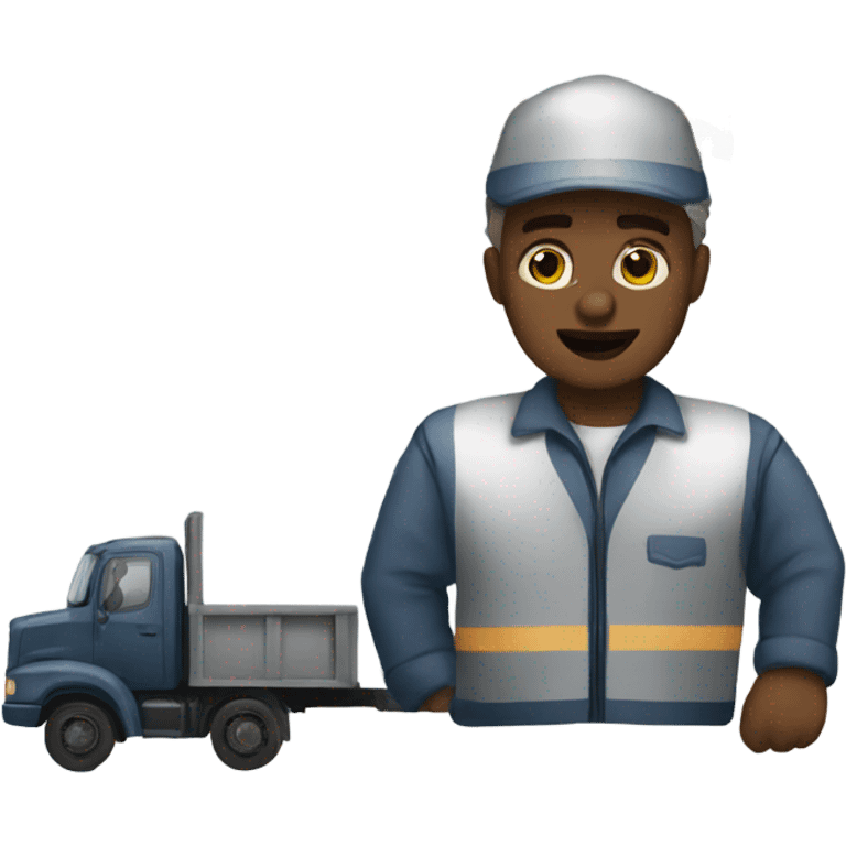 Truck driver  emoji