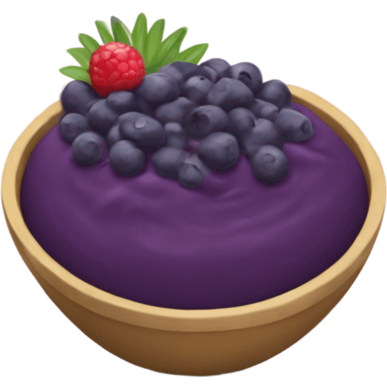 Acai bowl emoji