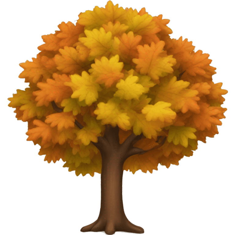 Fall tree emoji