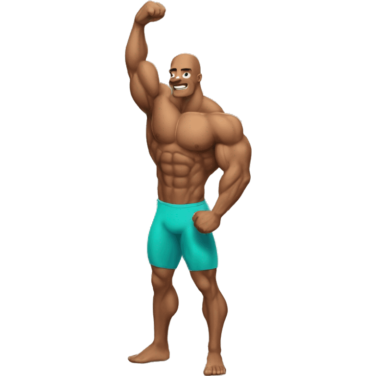 bodybuilder man emoji