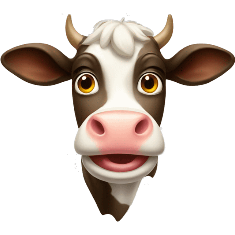 Funny cow  emoji