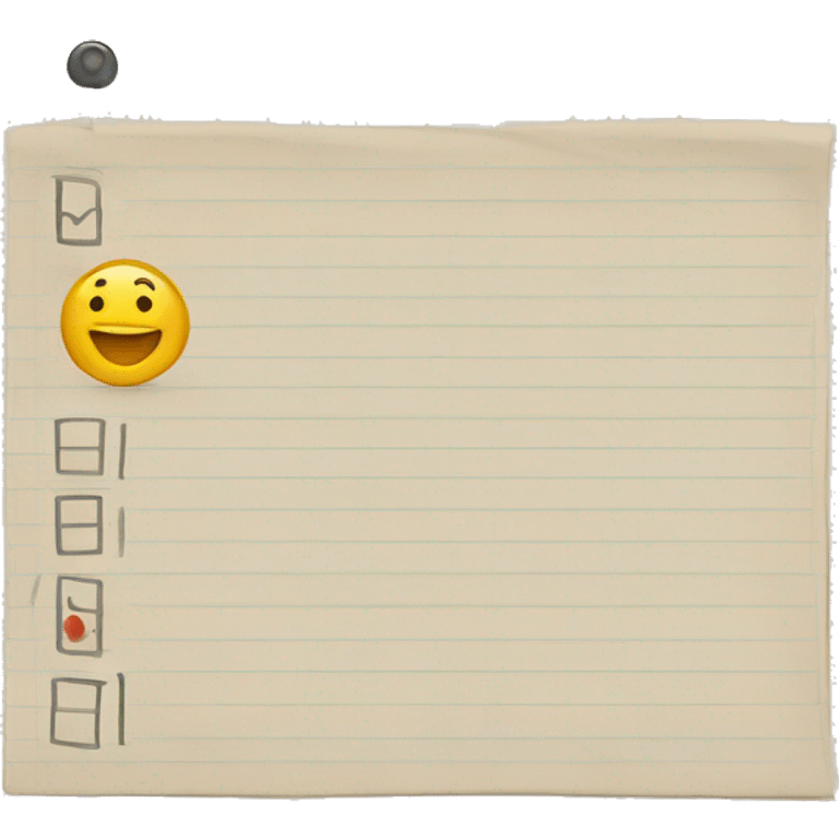 checklist emoji