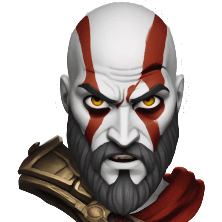 Kratos from God Of War video gamz emoji